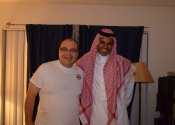 Abdu (Arábia Saudita) nosso intercambista em agosto/setembro 2013.